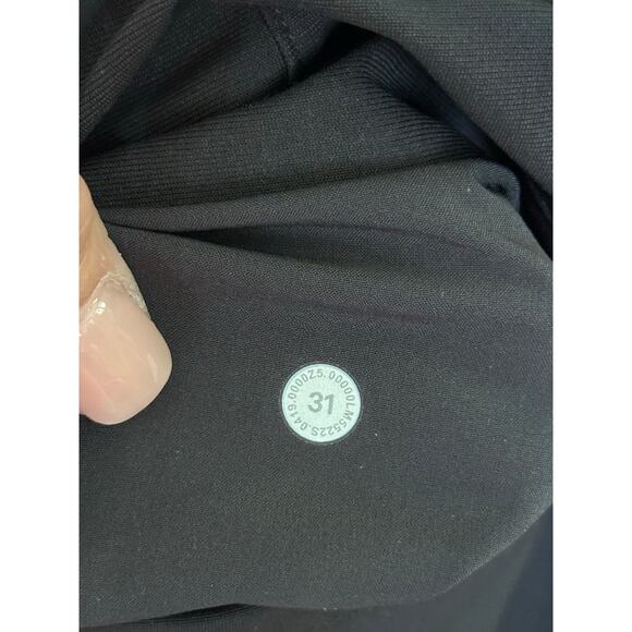 Lululemon Men's Black High Rise Slim Fit Commission Pants Size 31 - Picture 6 of 6